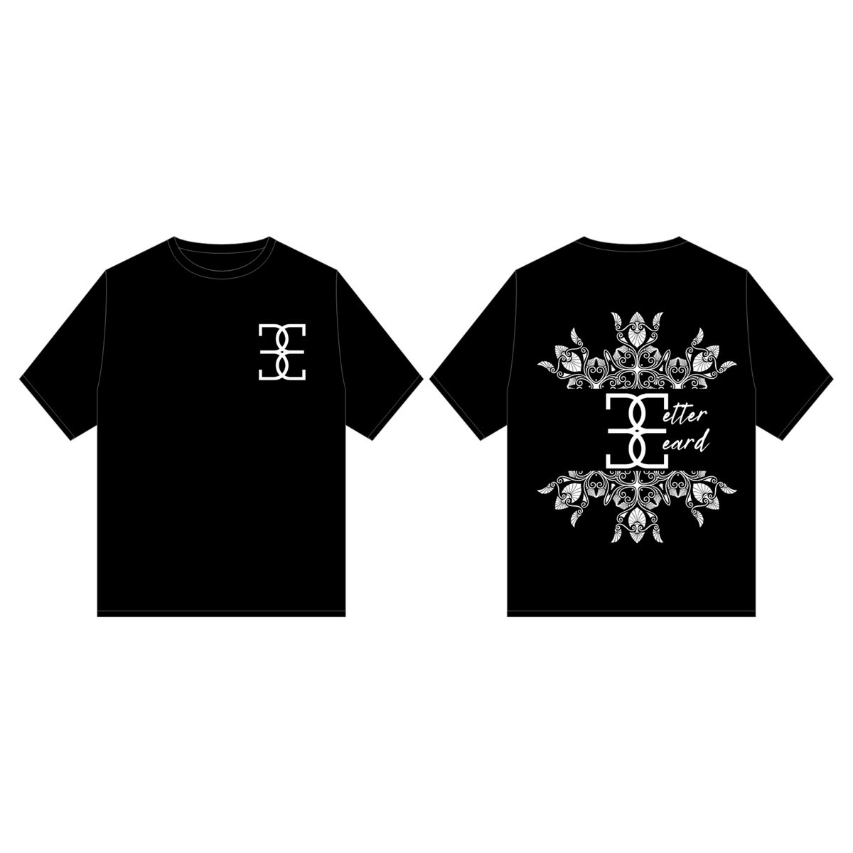 BetterBeard T-Shirts - Black/White